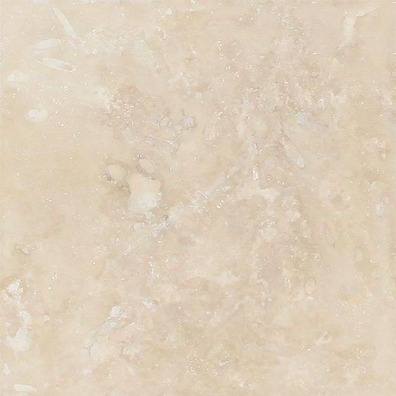 18 X 18 Ivory Travertine Filled & Honed Field Tile