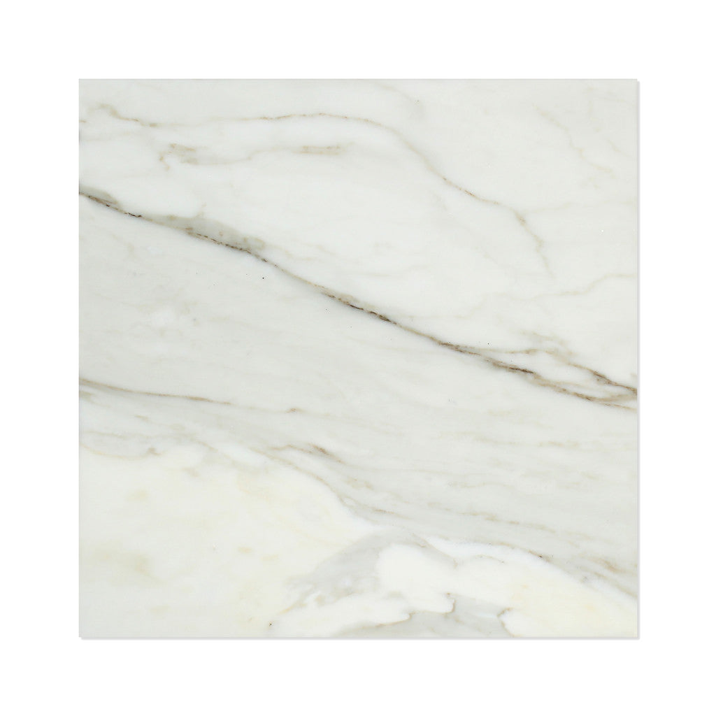 12 X 12 Calacatta Gold Marble Honed Field Tile