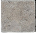 4 X 4 Tundra Gray (Atlantic Gray) Marble Tumbled Filed Tile