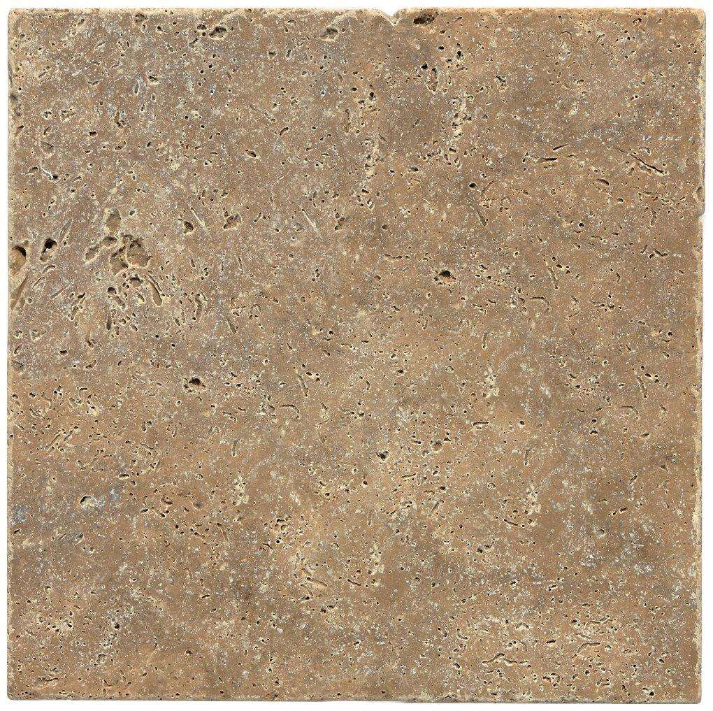 18 X 18 Noce Travertine Tumbled Field Tile