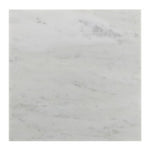 18 X 18 Oriental White / Asian Statuary Marble Honed Field Tile