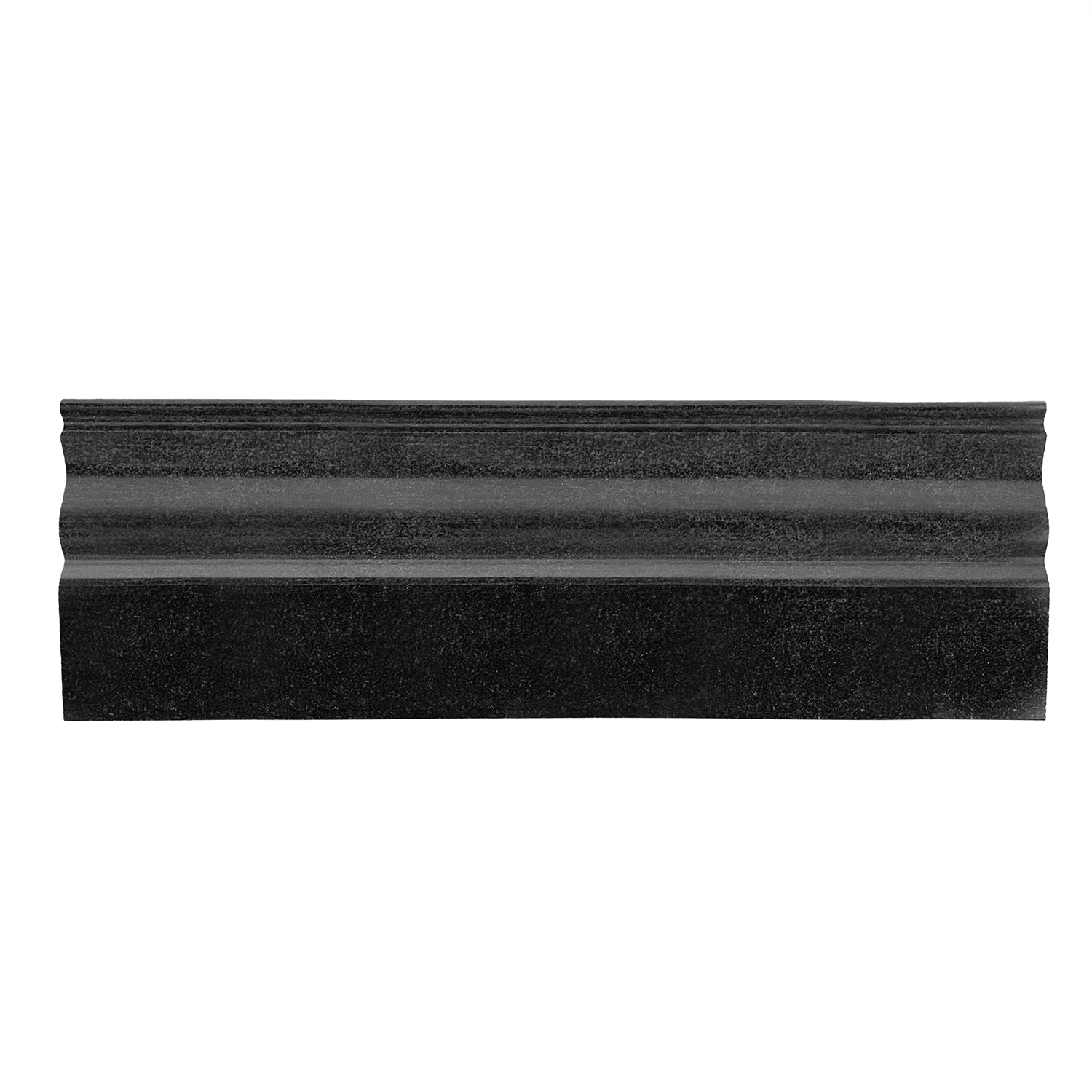 Black Absolute Granite 4" Baseboard Trim Molding Polished