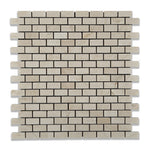 Crema Marfil Marble Polished Baby Brick Mosaic Tile