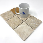 Cappuccino Marble Handmade Coasters