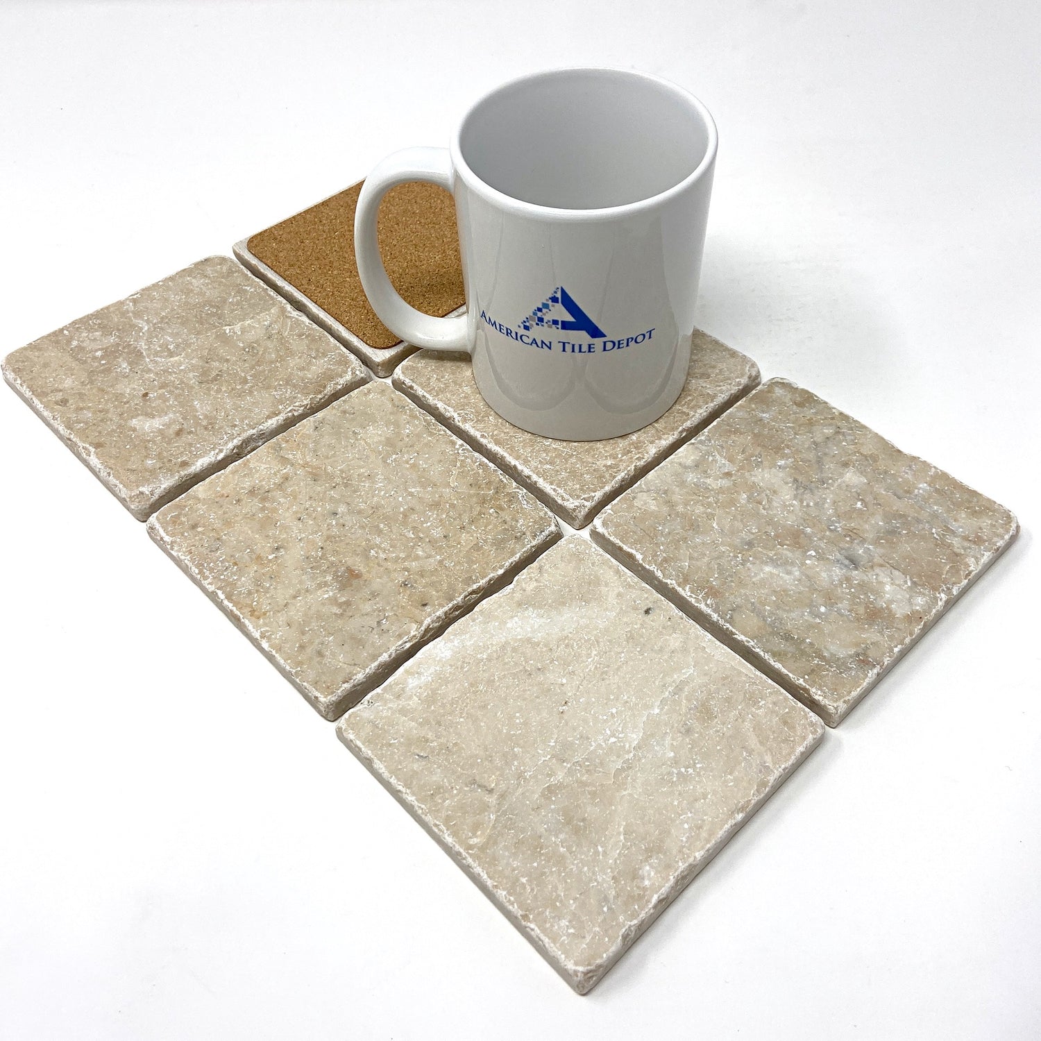 Cappuccino Marble Handmade Coasters