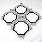 Waterjet Large Octagon Marble Polished Mosaic Tile