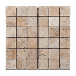 2 X 2 Philadelphia Travertine Tumbled Mosaic Tile