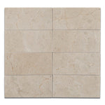 3 X 6 Crema Marfil Marble Polished Subway Brick Field Tile