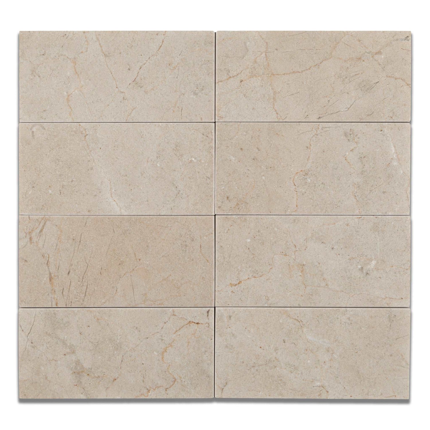 3 X 6 Crema Marfil Marble Polished Subway Brick Field Tile