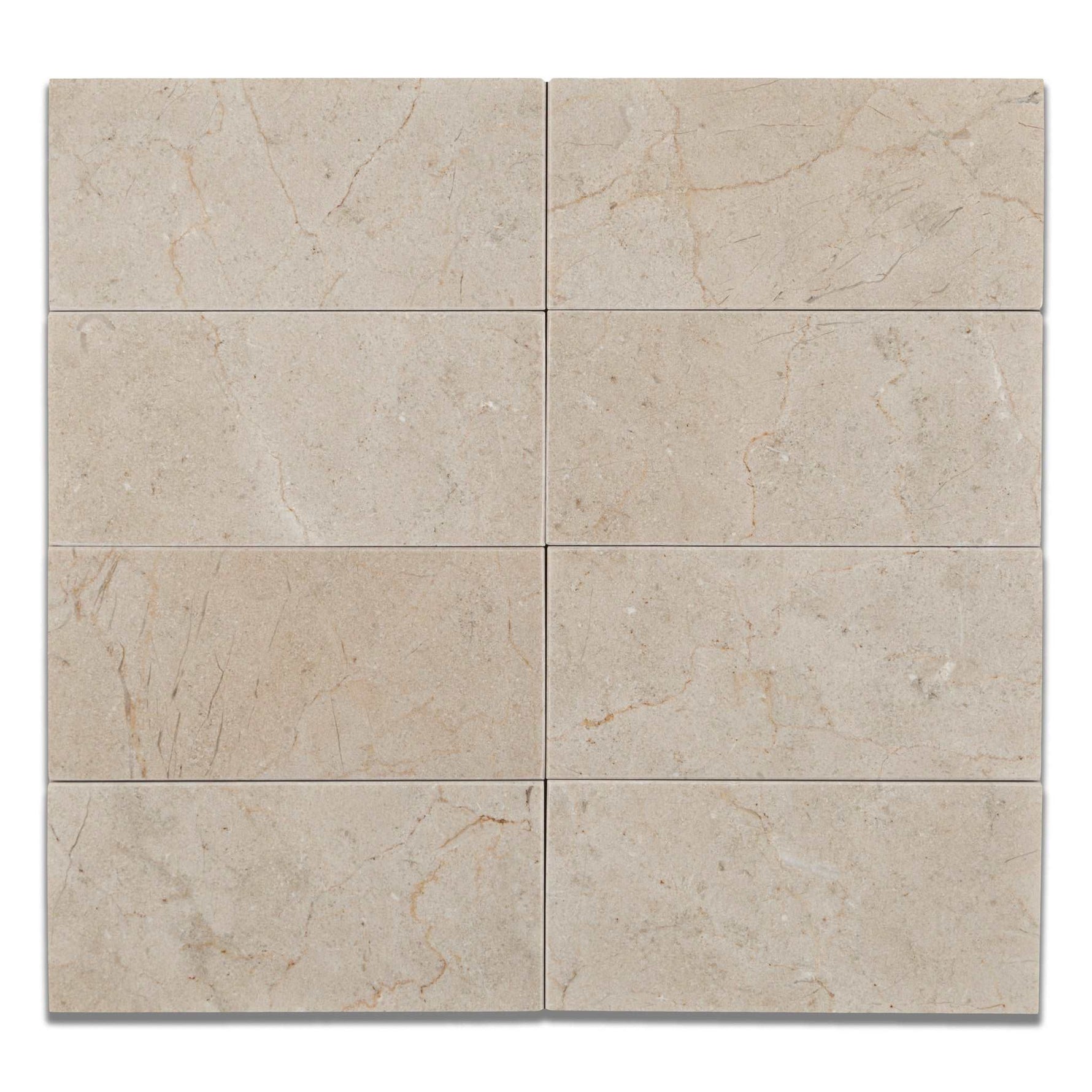 3 X 6 Crema Marfil Marble Polished Subway Brick Field Tile