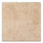 12 X 12 Ivory Travertine Tumbled Field Tile