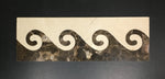 Wavy 4 X 12 Marble Waterjet Border - Polished