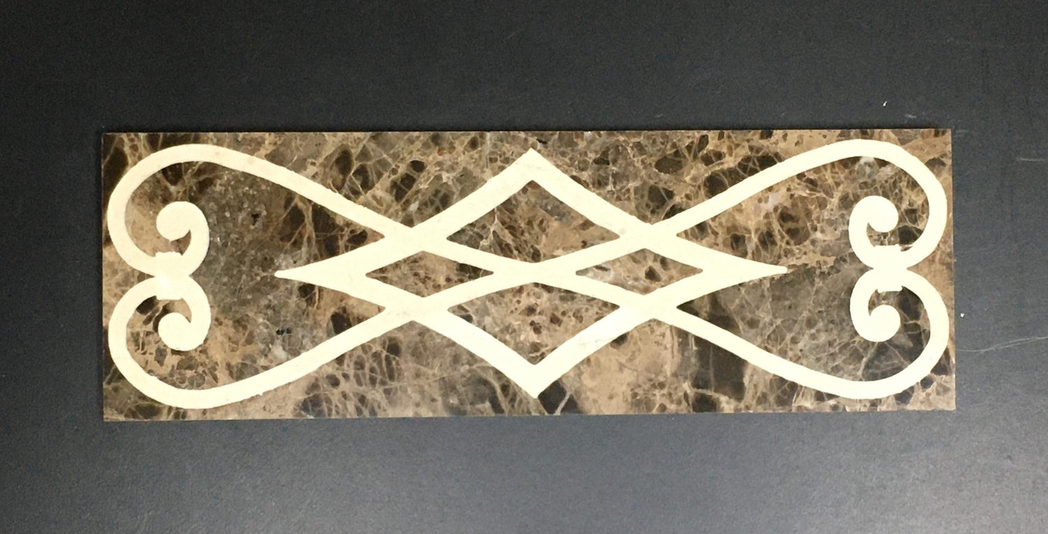 Tijuana 4 X 12 Marble Waterjet Border - Polished