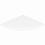 Thassos White Marble Shower Corner Shelf - Honed