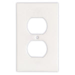 Thassos White Marble Single Duplex Switch Wall Plate / Switch Plate / Cover - Honed