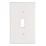 Thassos White Marble Single Toggle Switch Wall Plate / Switch Plate / Cover - Honed