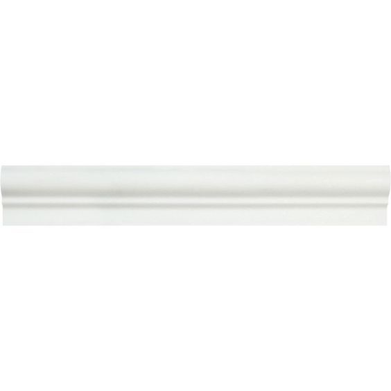 Thassos White Marble Honed OG-1 Chair Rail Molding Trim