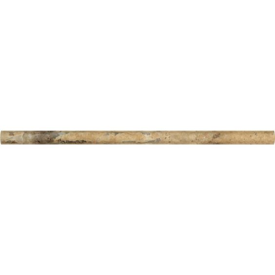 Philadelphia Travertine Honed 1/2 X 12 Pencil Liner