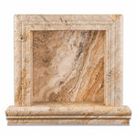 Valencia Travertine Hand-Made Custom Shampoo Niche / Shelf - SMALL - Honed