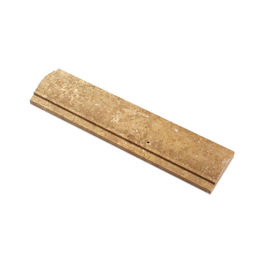 Noce Travertine Honed Arch / Baldwin Trim Molding