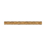 Noce Travertine Honed 1 X 12 Diamond Rope Liner