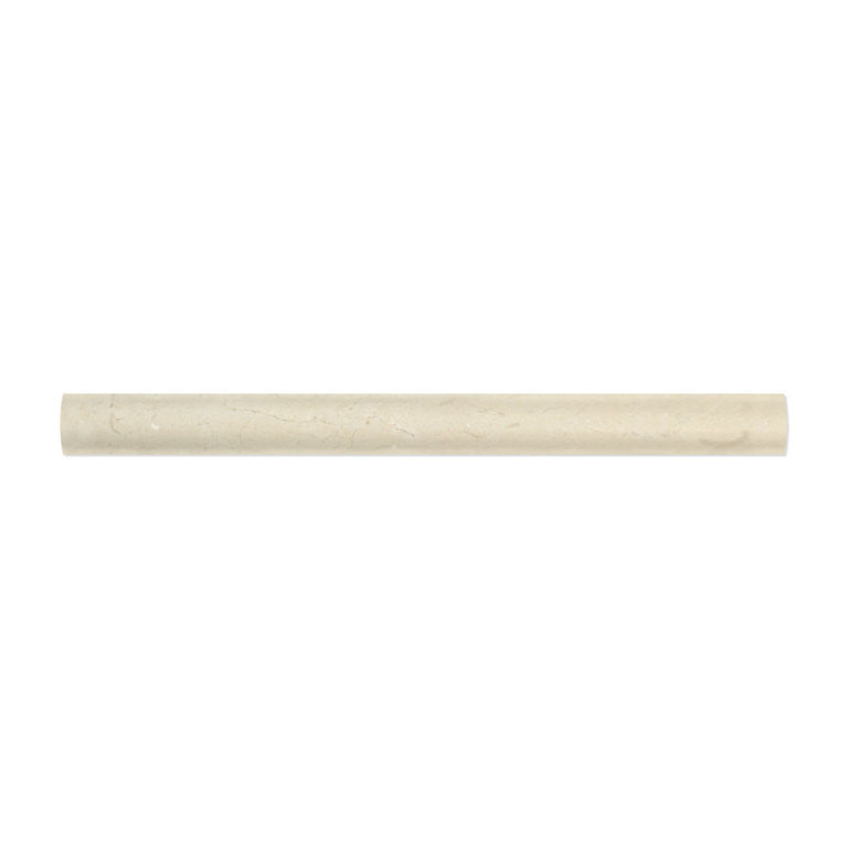 Crema Marfil Marble Honed Quarter - Round Trim Molding